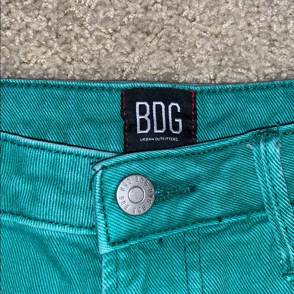 Green BDG Urban Outfitters bell bottom jeans - Picture 3 of 5